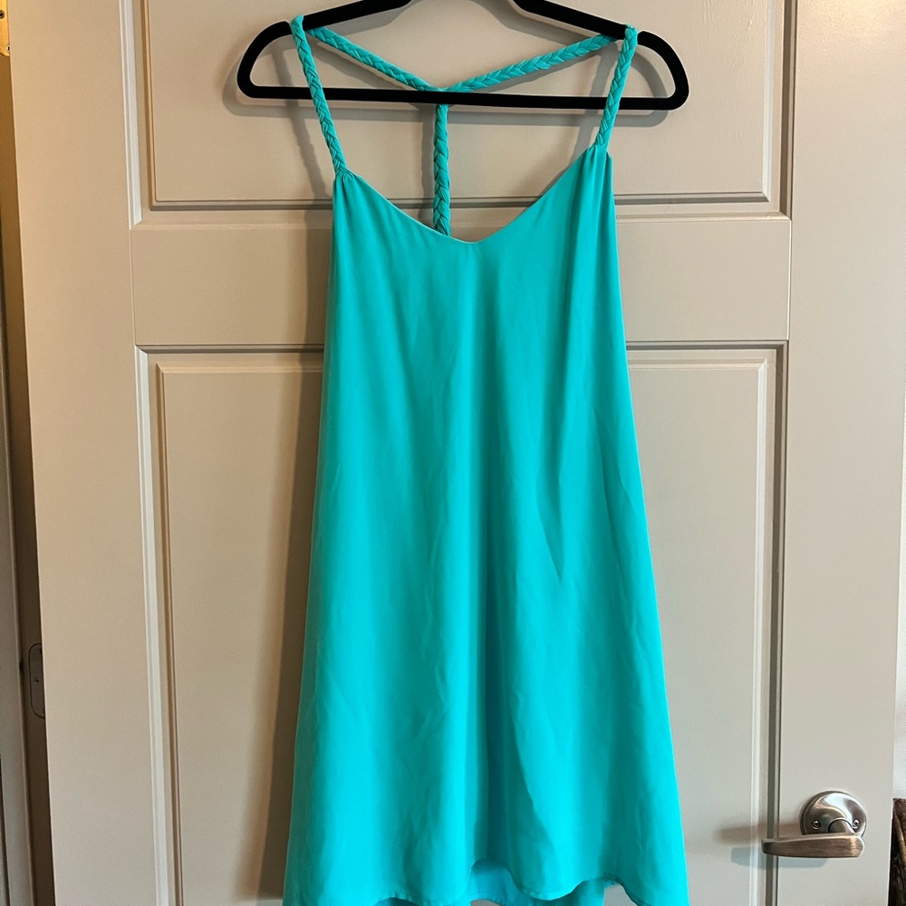 Loveriche teal summer dress